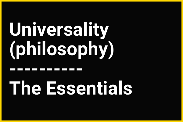 In the context of Religious views on truth, Universality (philosophy) is considered…